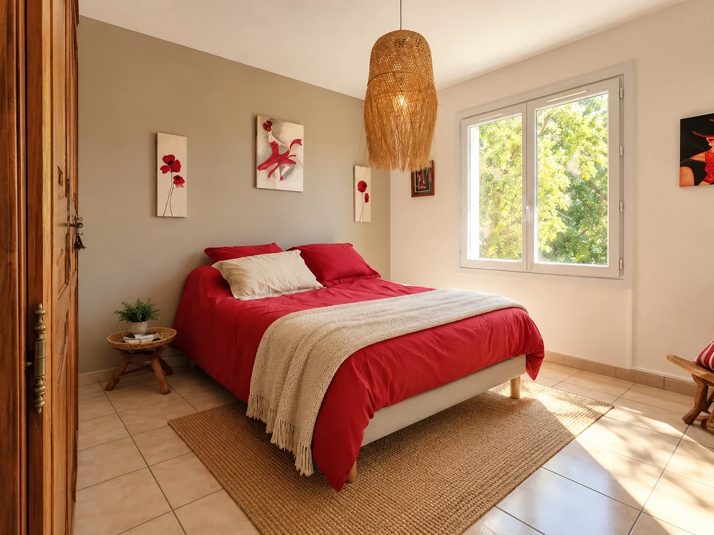 Une chambre lumineuse