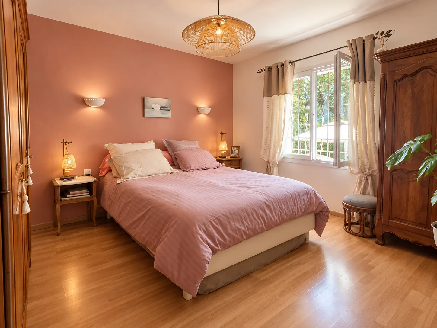La douceur des teintes pour une chambre apaisante