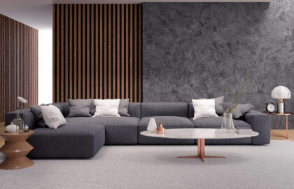 Enduit décoratif mural réalisé par un peintre professionnel à Aix-en-Provence