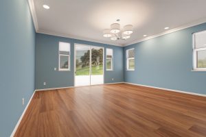 peinture salon en bleu par LDE Peinture