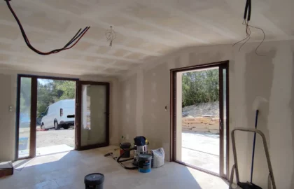 peinture et papier peint panoramique avant